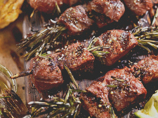 Peppered Steak Kabobs