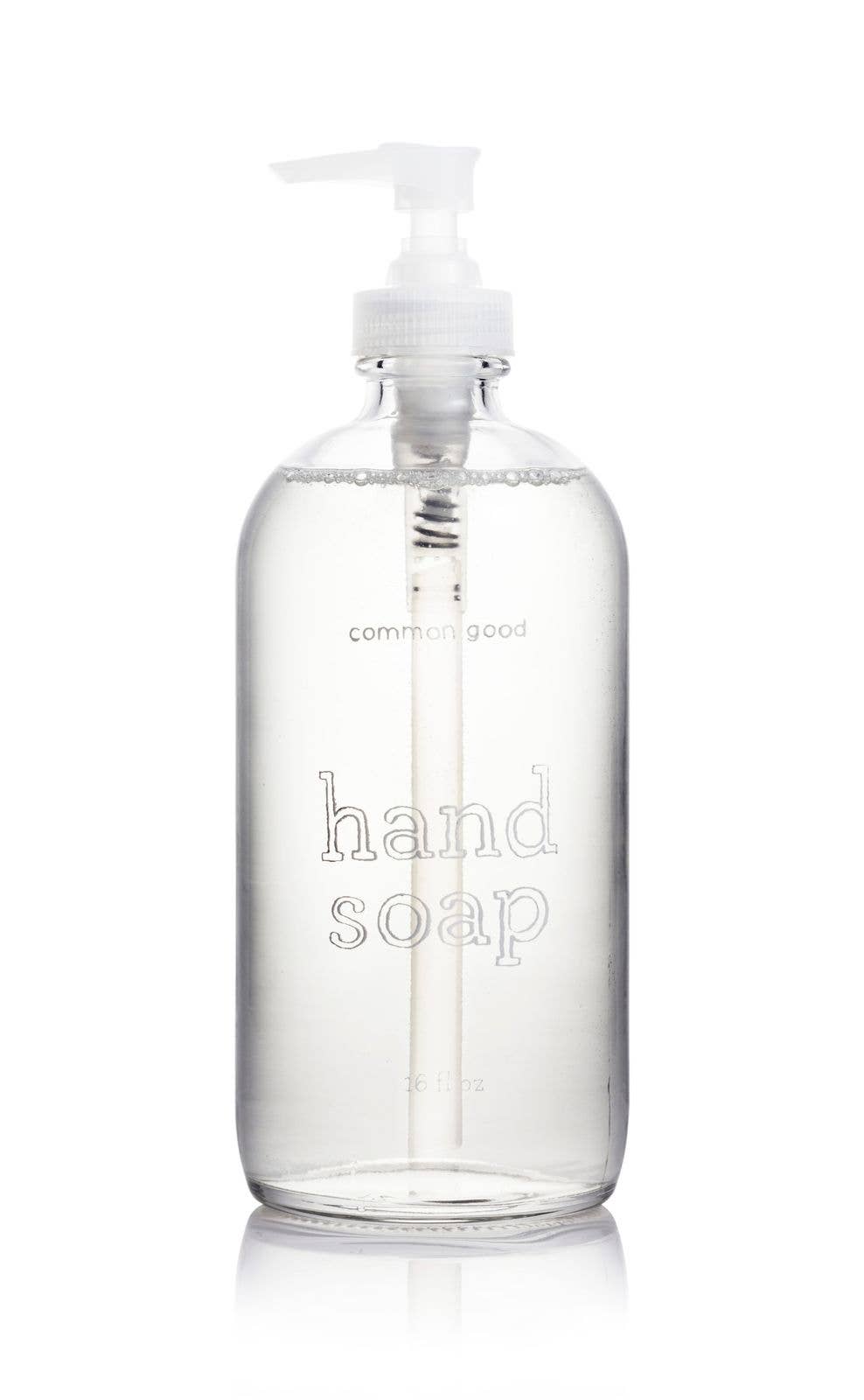 Hand Soap Empty Glass Bottle, 16oz