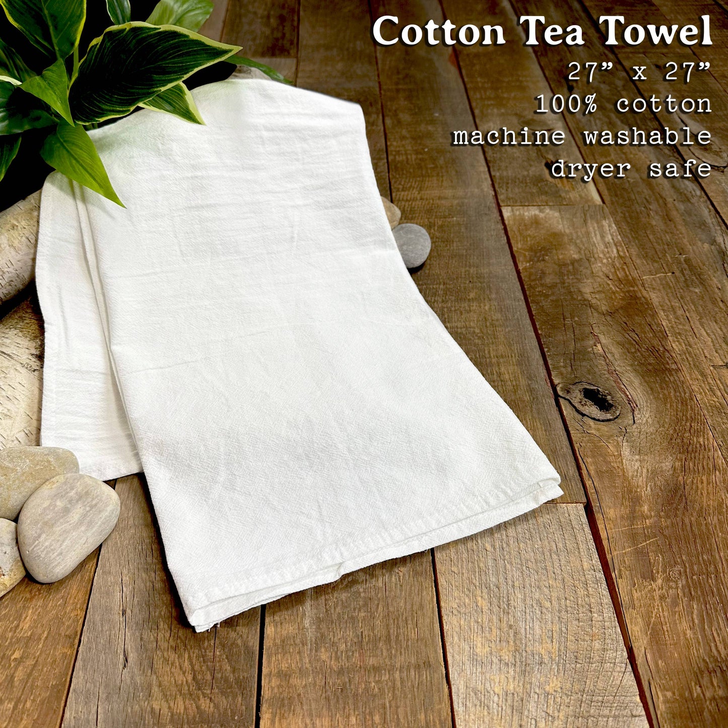 Pine Branch Cotton Tea Towel