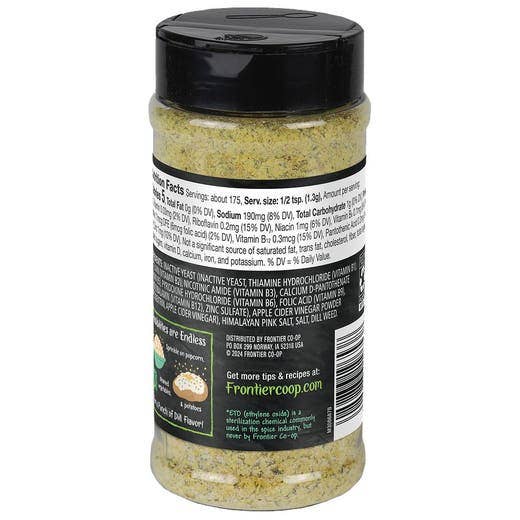 Dill and Vinegar Nutritional Yeast | Non-Dairy Cheese Substitute