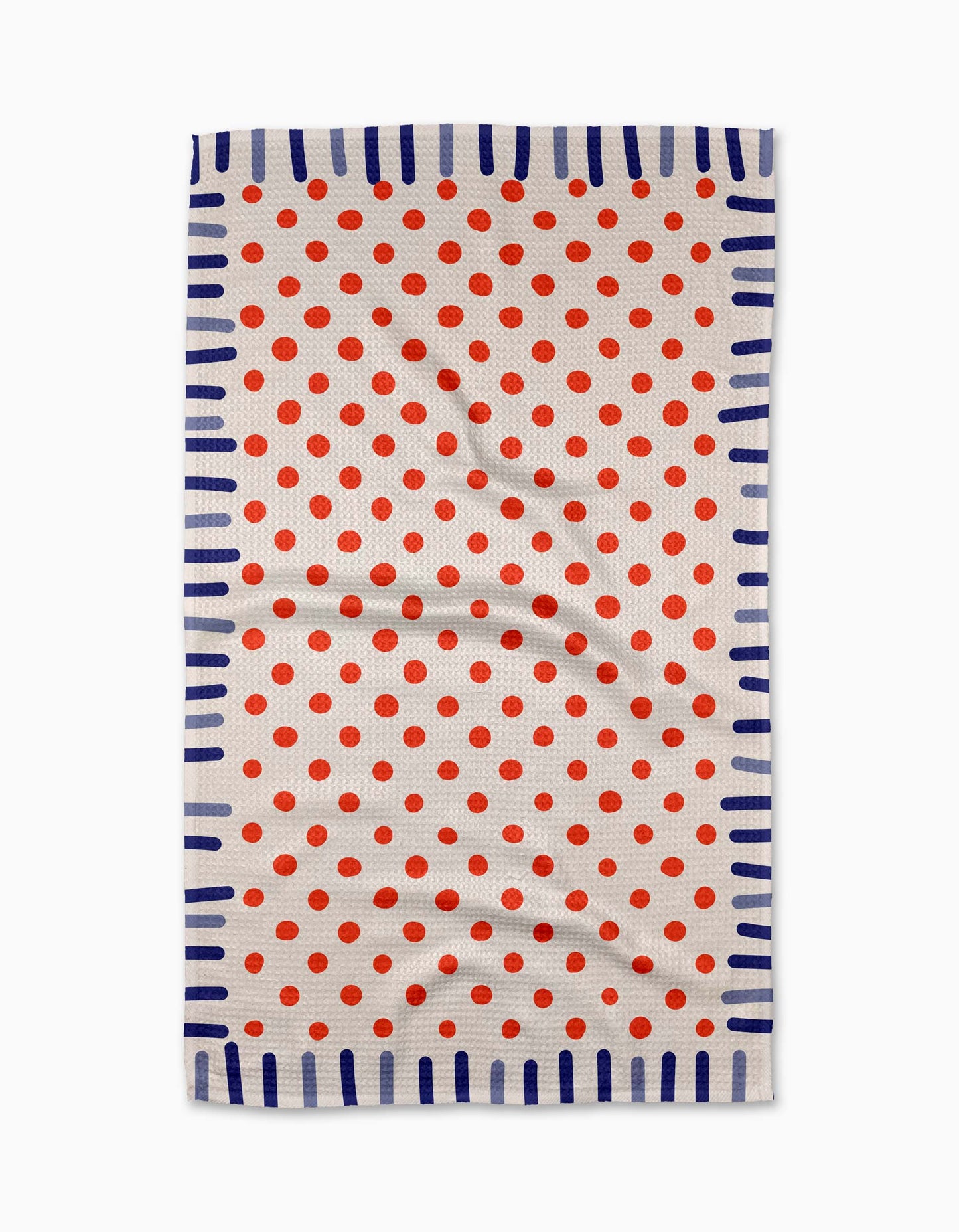 Navy Fringe Tea Towel