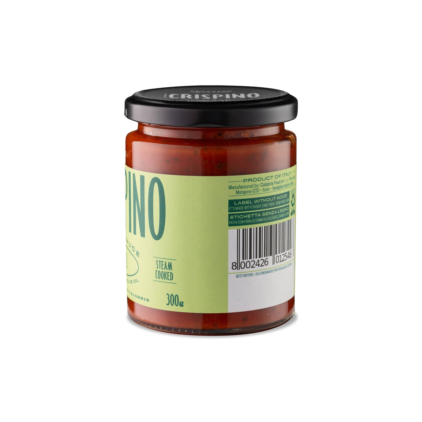 Basil Sauce with Italian Tomatoes and EVOO