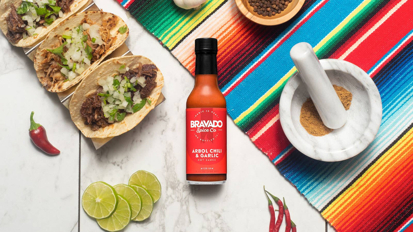 Árbol Chili & Garlic Hot Sauce