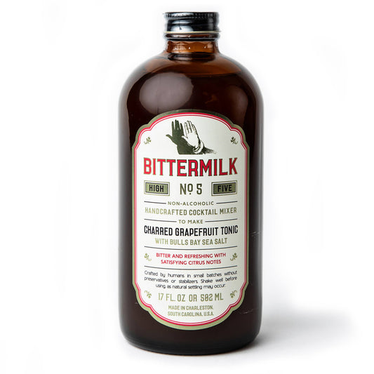 Bittermilk No.5, Charred Grapefruit Tonic with Sea Salt