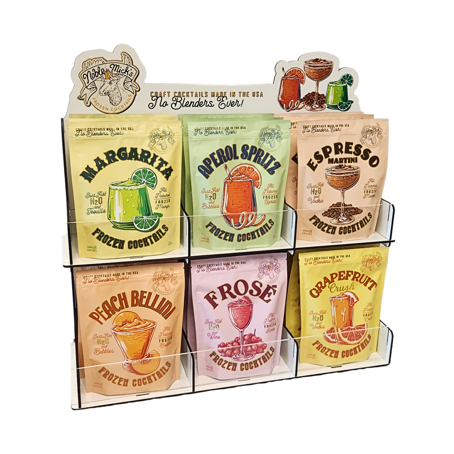 Frozen Cocktail Display