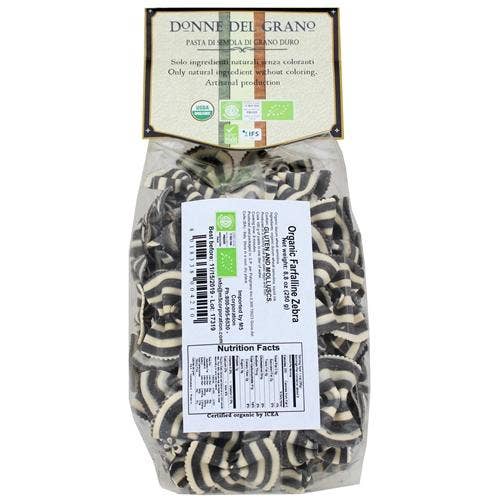 Black and White Bowtie Colored Pasta