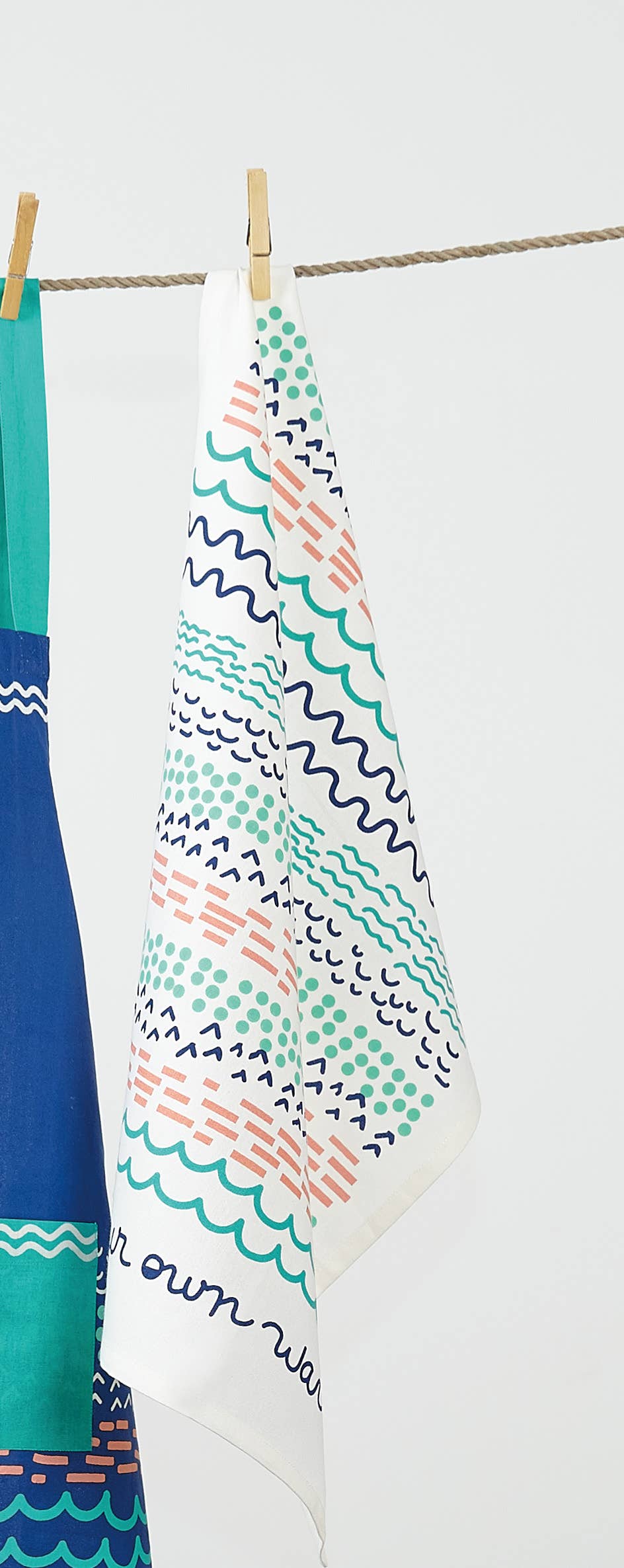 Making Waves Kitchen Towel