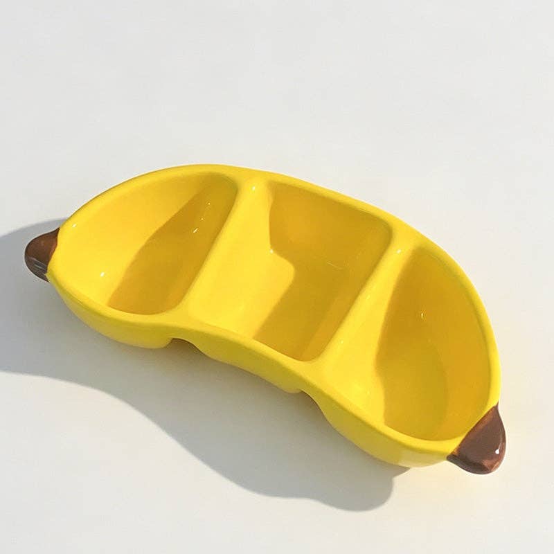 Minimalist Fruit Shaped Ceramic Snack Plate: Red Apple / One Size