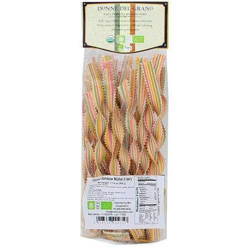 Organic Mother-in-Law Tongues Colored Pasta