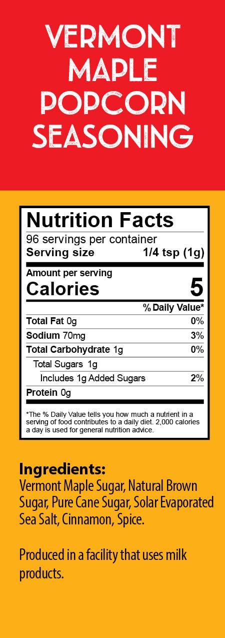 Vermont Maple Seasoning