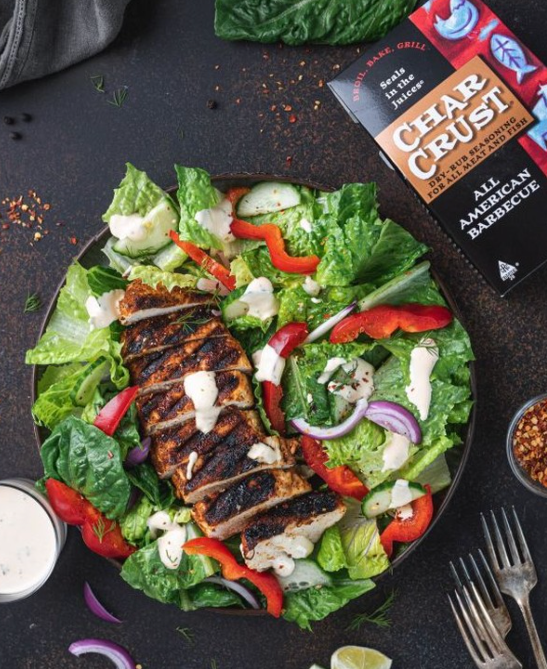 Char Crust Dry-Rub Seasoning All American Barbecue