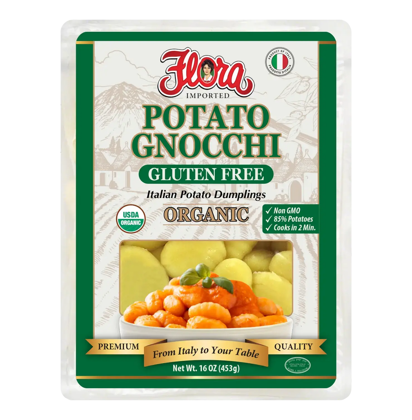 Potato Gnocchi - Gluten Free Organic - 16 oz