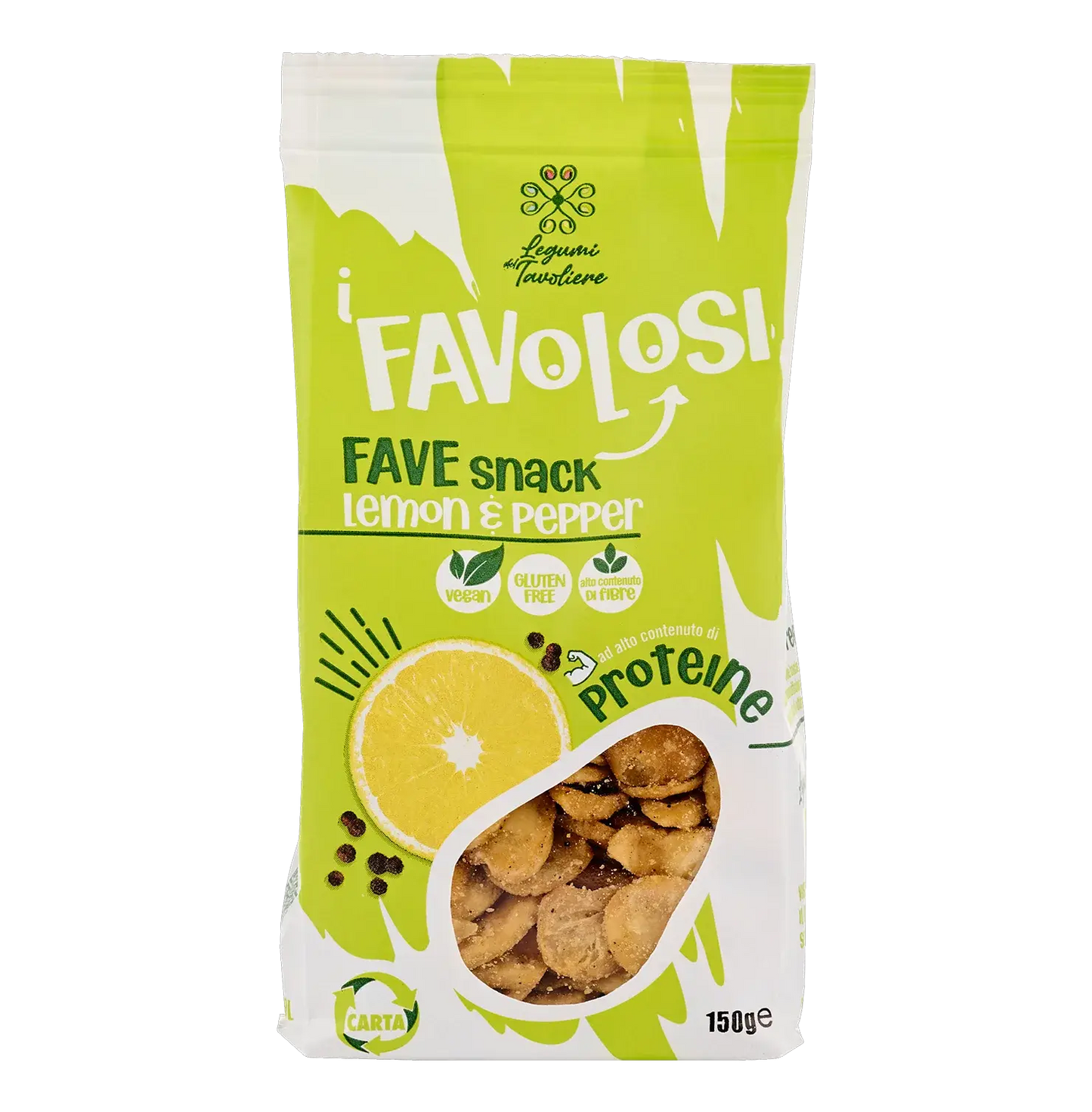 Fave Snack - Lemon & Pepper - 5.29 oz