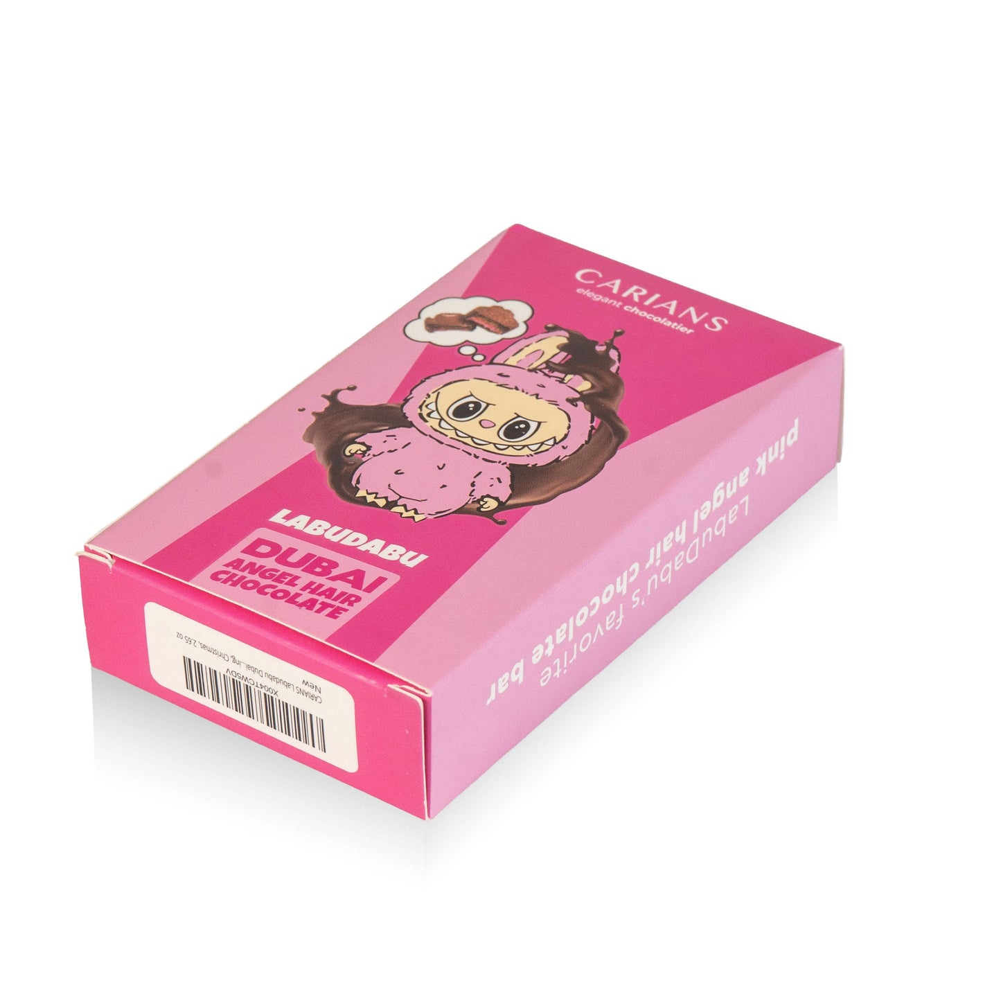 Labubu Angel Hair Dubai Chocolate Bar, Pink Cotton Candy