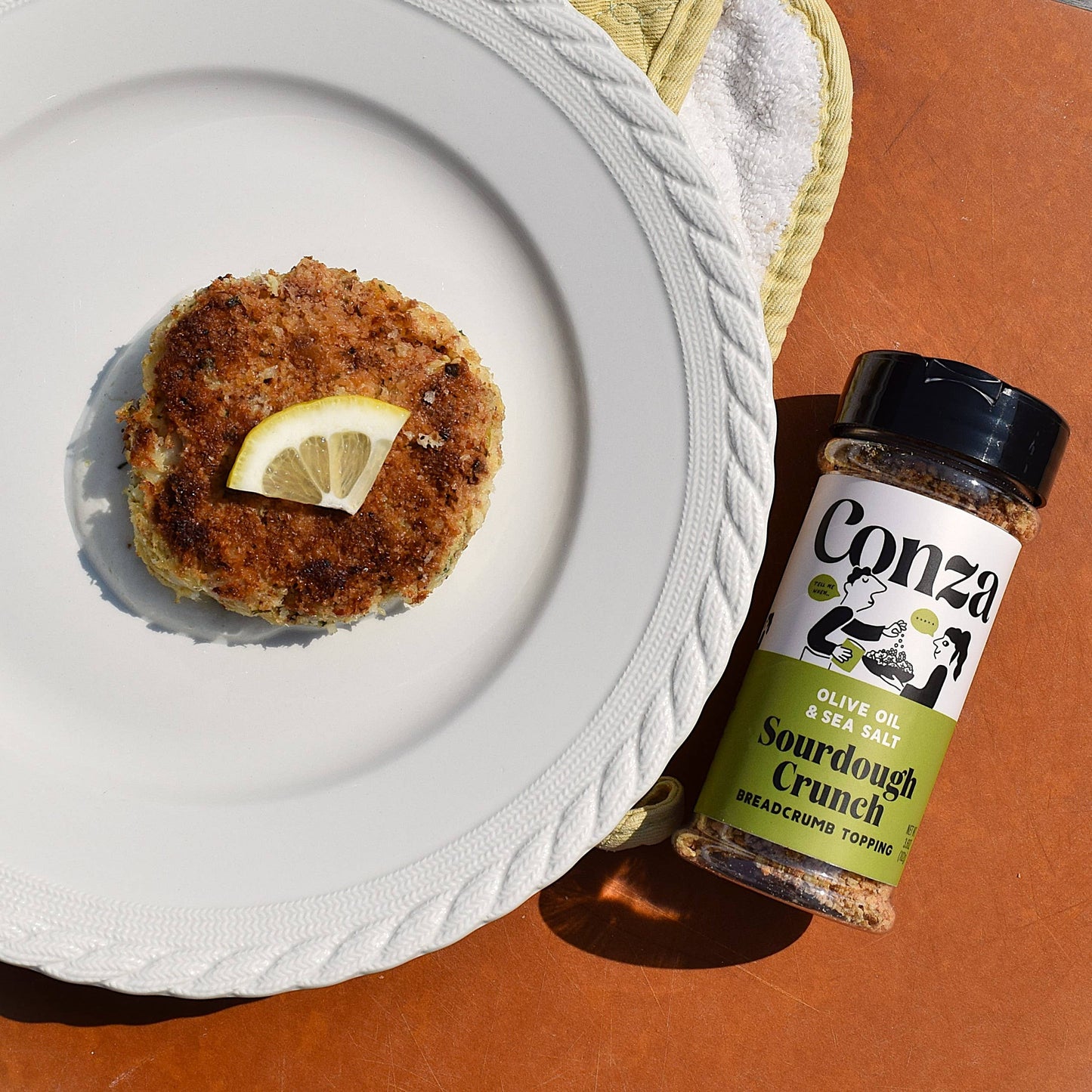 Sourdough Crunch Breadcrumbs Shake, Olive Oil and Sea Salt