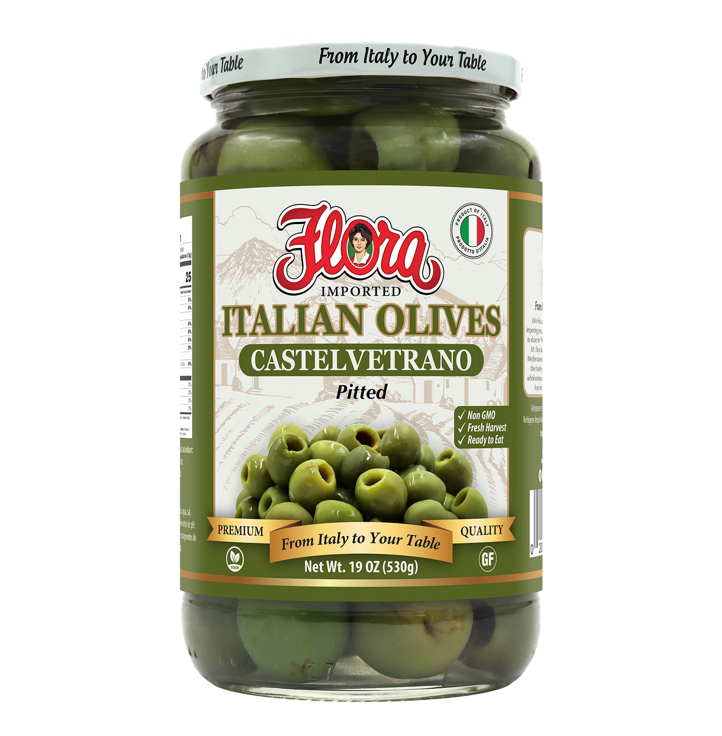 Castelvetrano Olives - Pitted - 19 oz