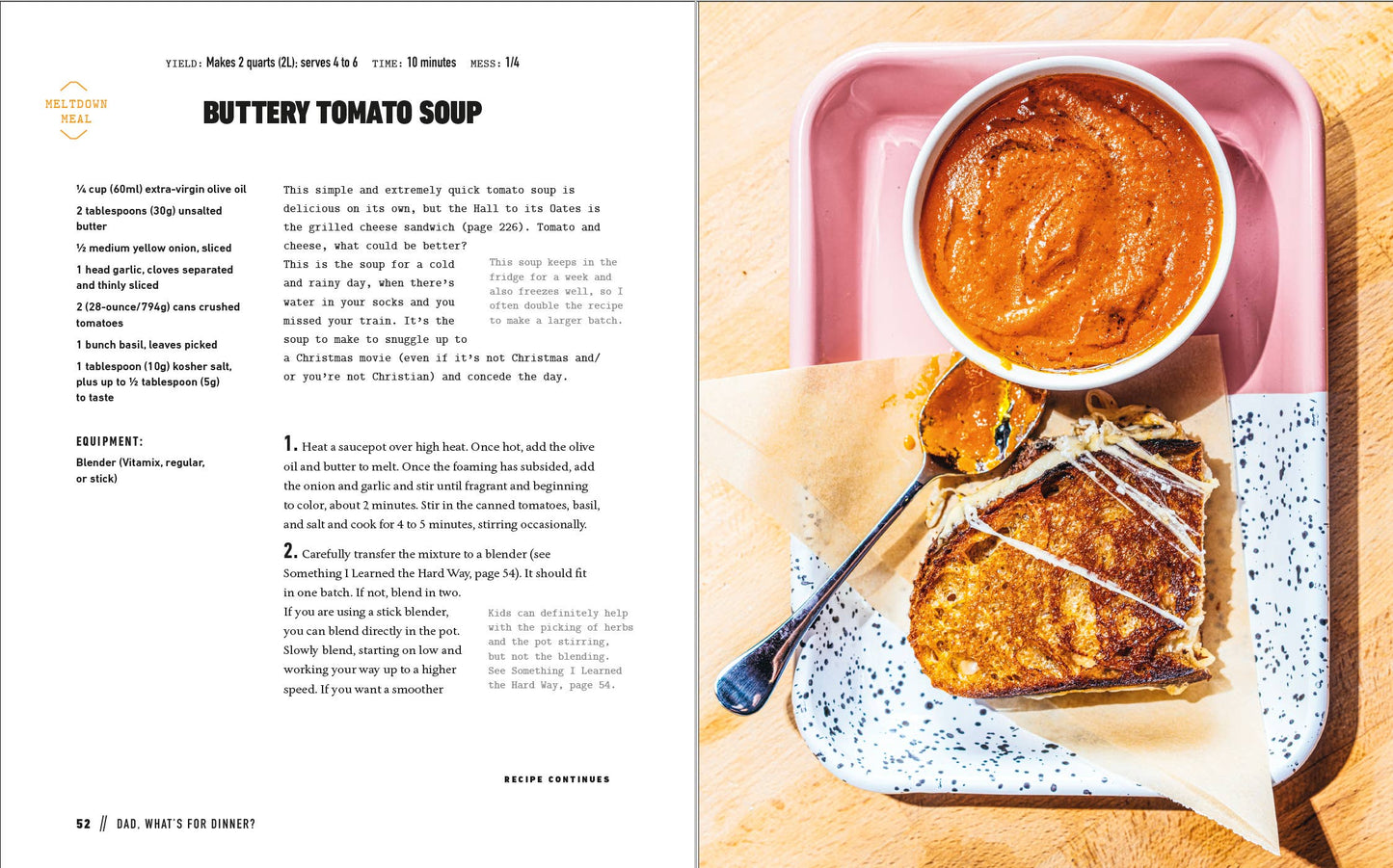 Dad, What's for Dinner?