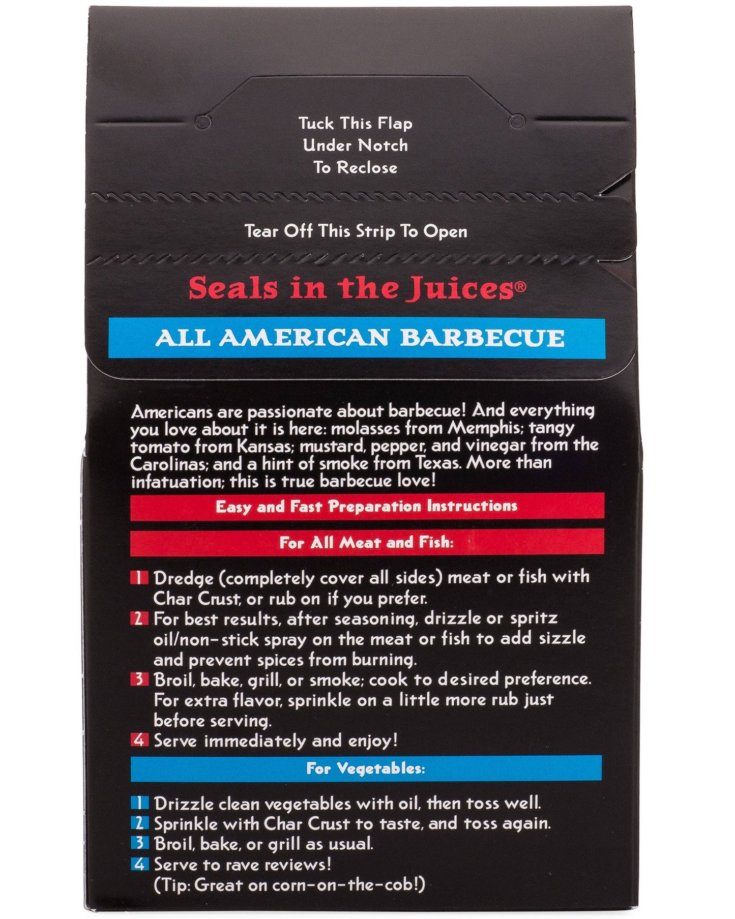 Char Crust Dry-Rub Seasoning All American Barbecue