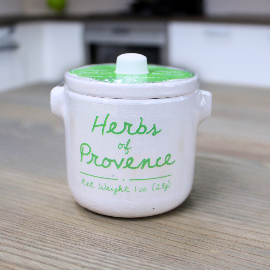 Aux Anysetiers du Roy Herbs de Provence in Ceramic Jar