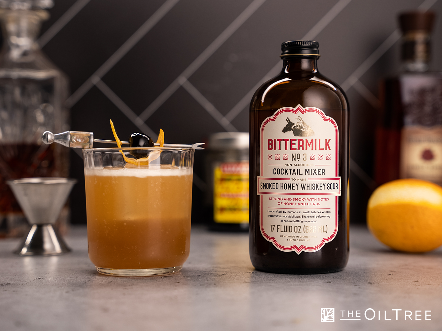 Bittermilk No.3 - Smoked Honey Whiskey Sour