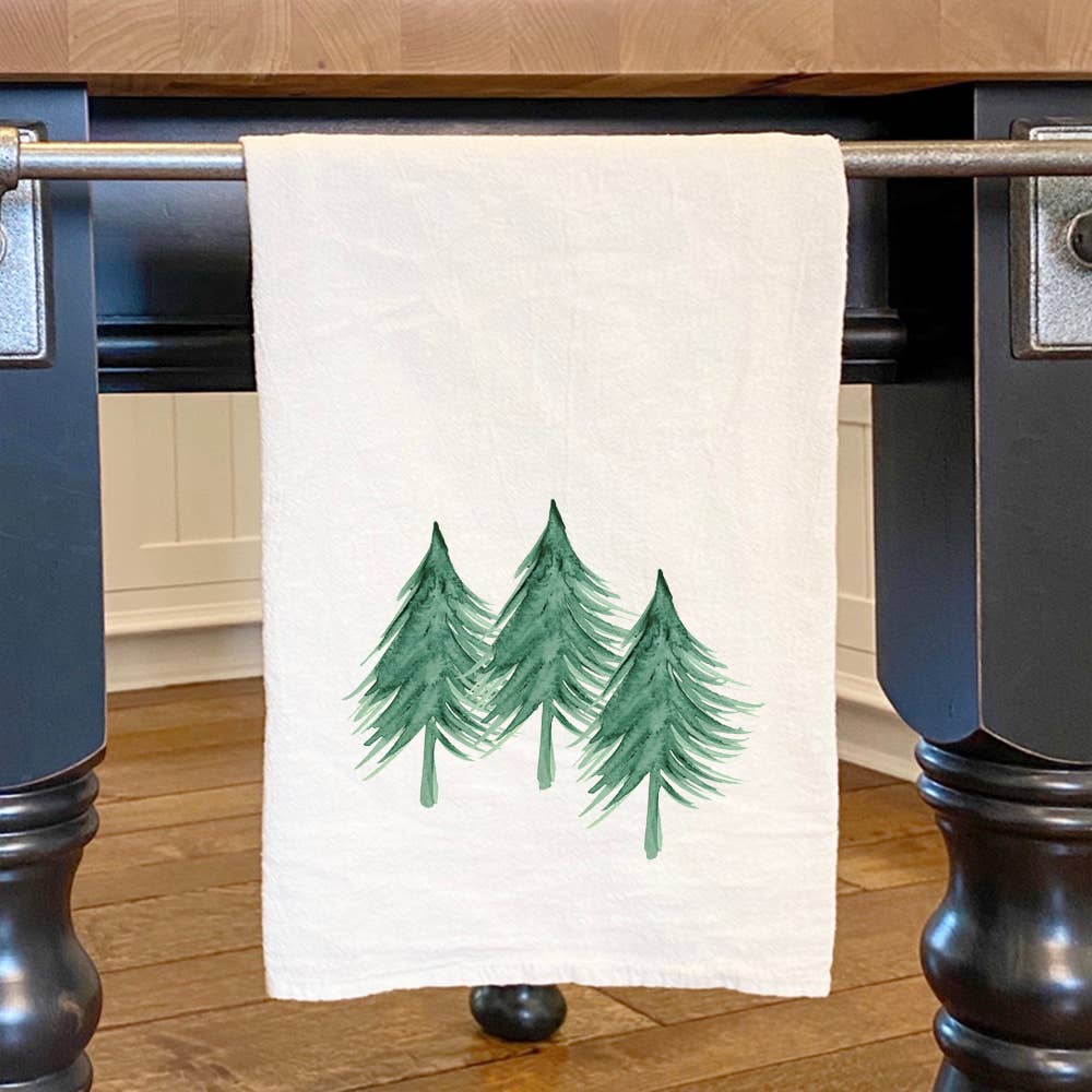 Three Trees Cotton Tea Towel