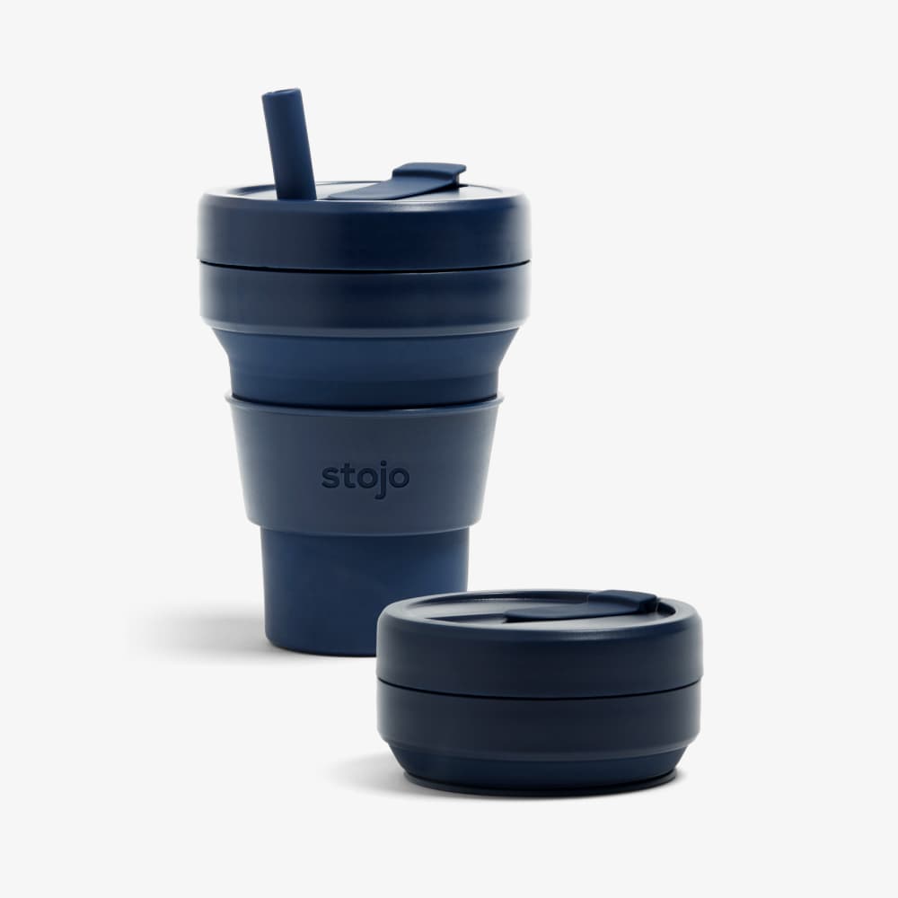 Collapsible Travel Cup, Navy