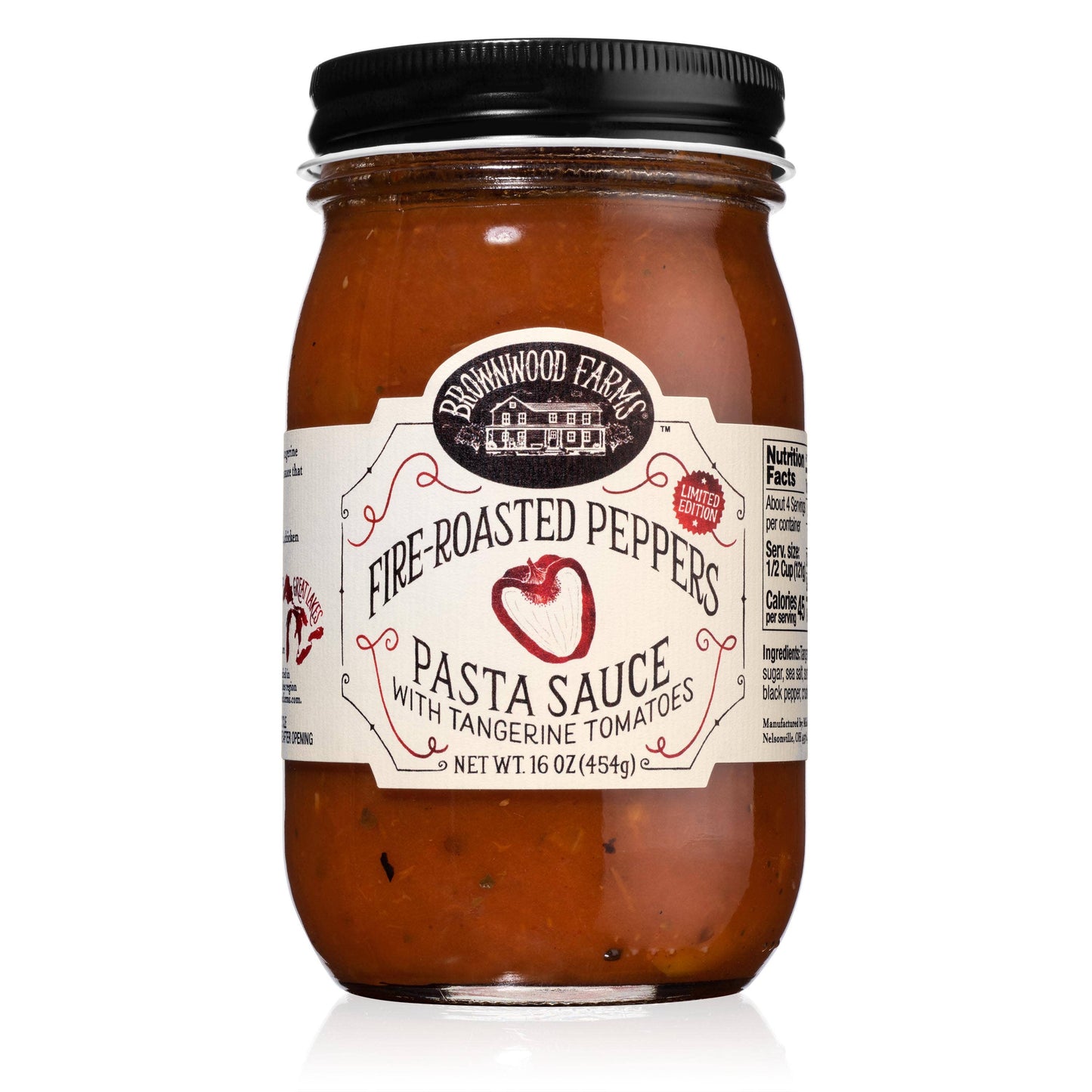 Fire-Roasted Peppers Pasta Sauce with Tangerine Tomatoes
