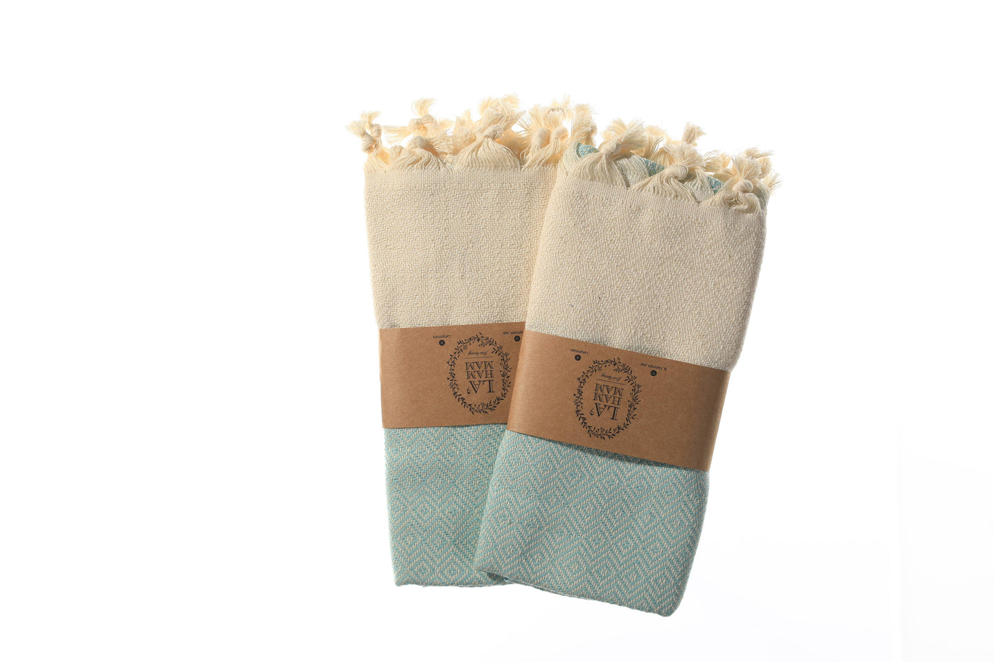 Diamond Turkish Cotton Kitchen / Hand Towel 40x18 in - Aqua