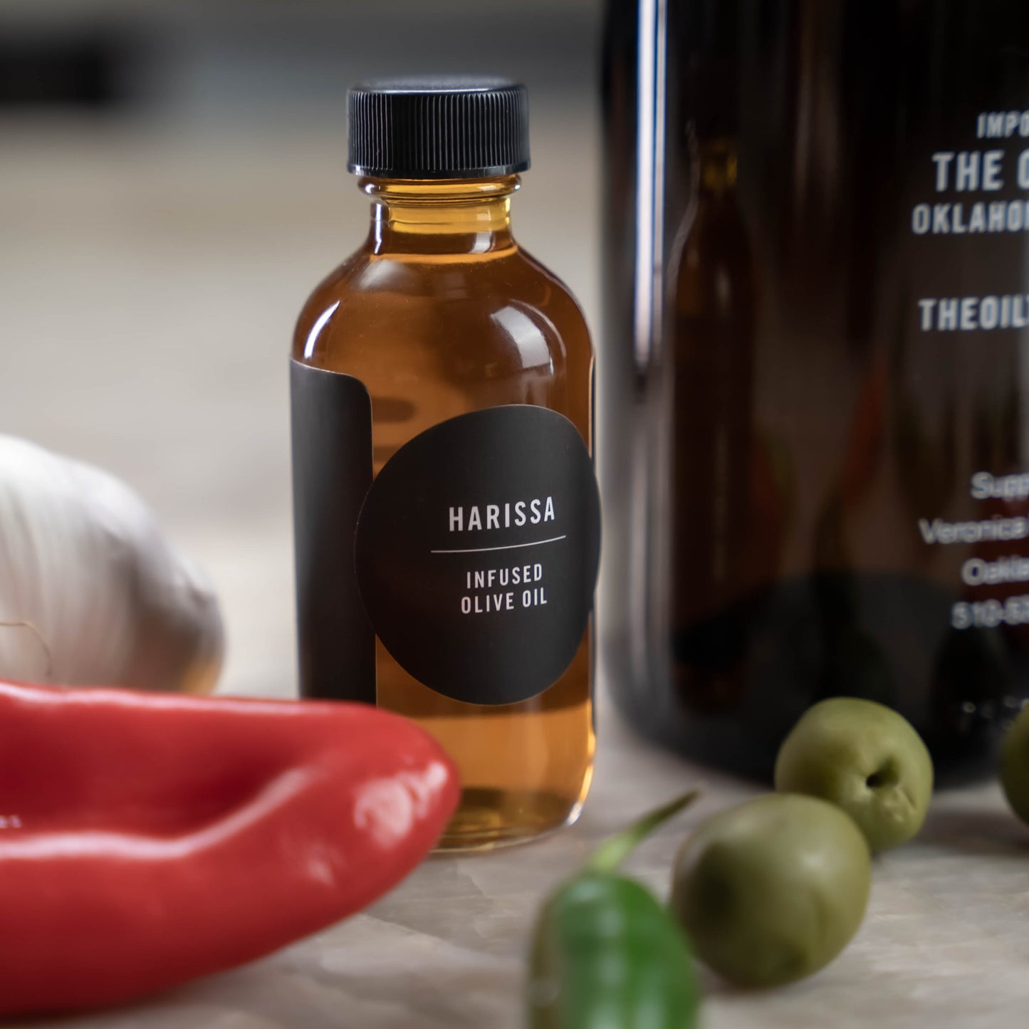 harissa infused olive oil