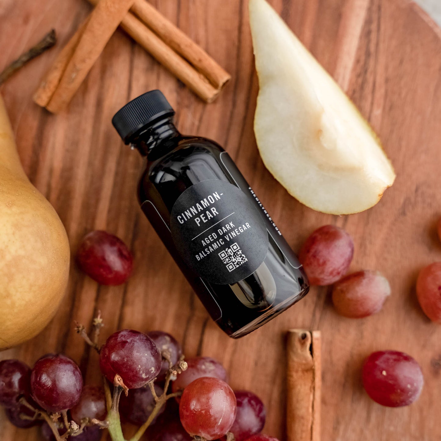 Cinnamon Pear Aged Dark Balsamic Vinegar