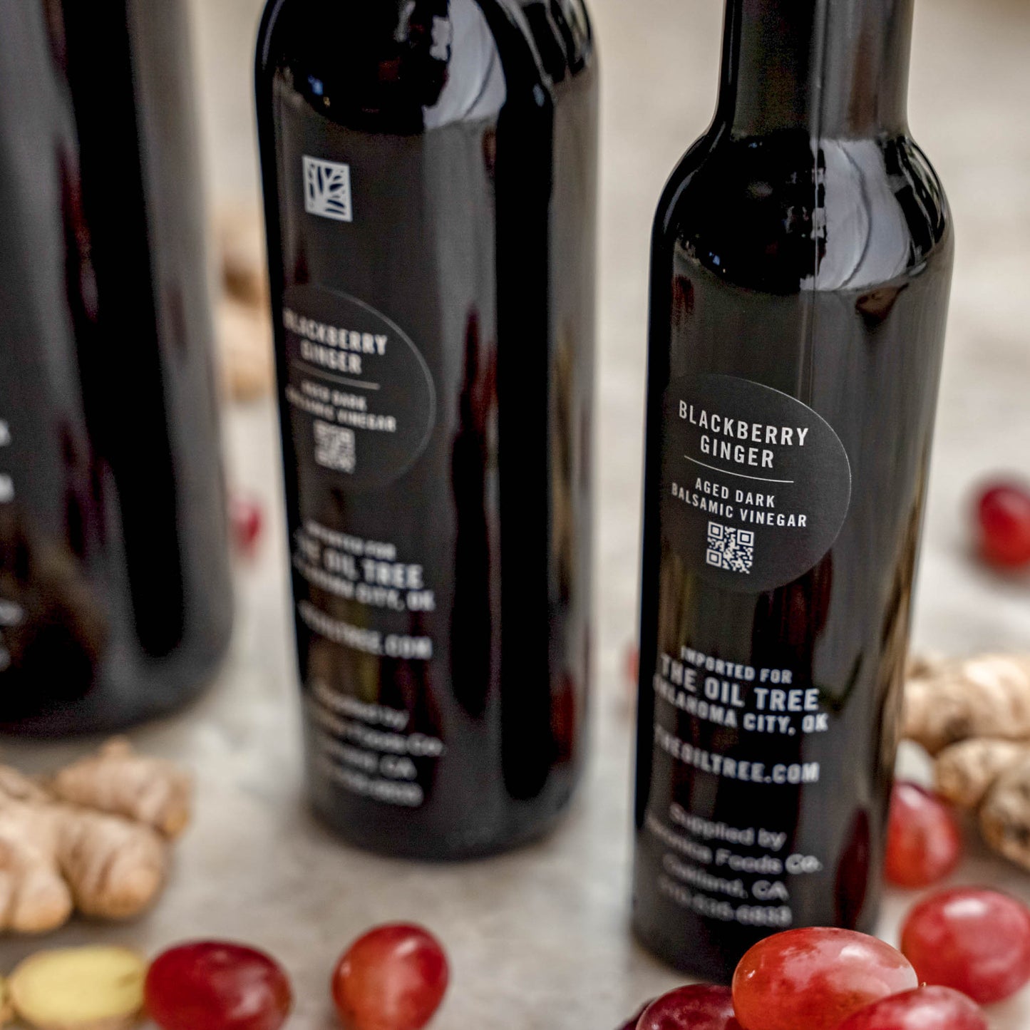 Blackberry Ginger Aged Dark Balsamic Vinegar