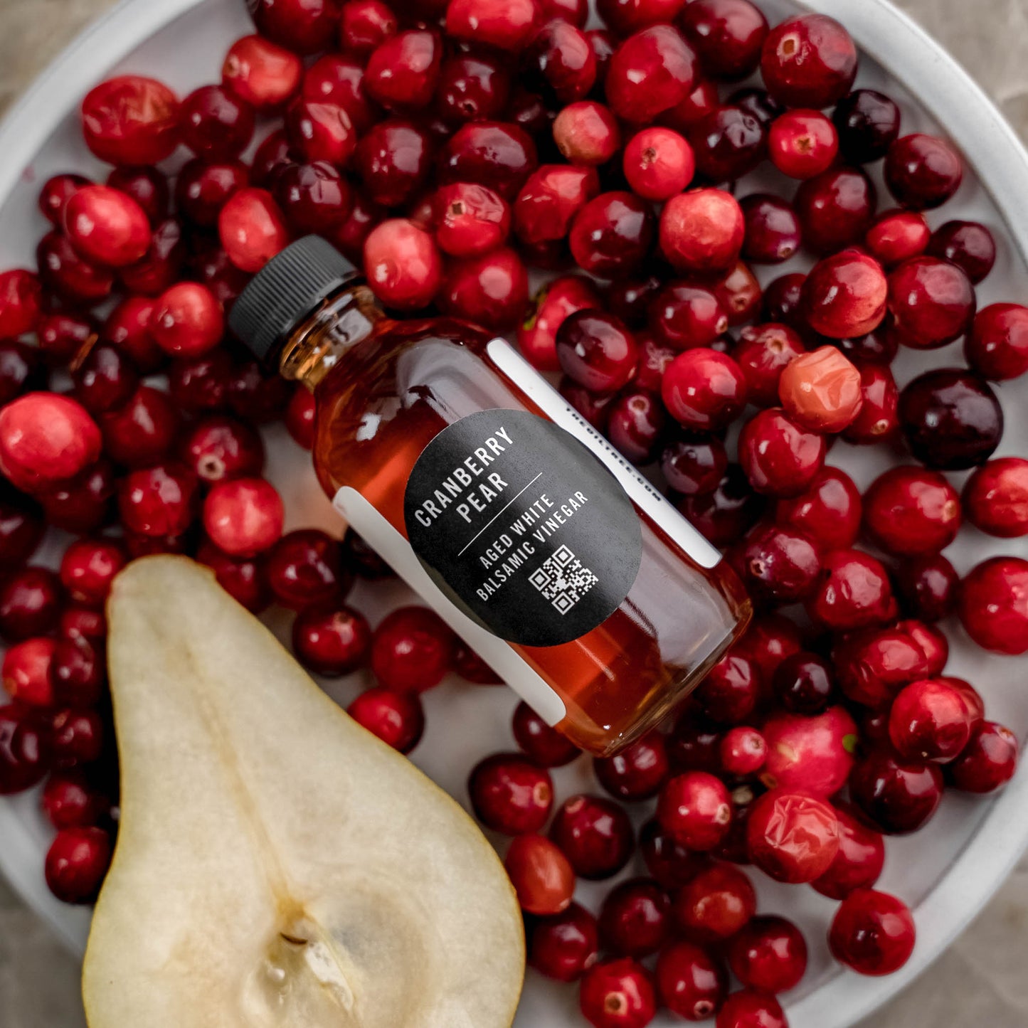 Cranberry Pear Aged White Balsamic Vinegar