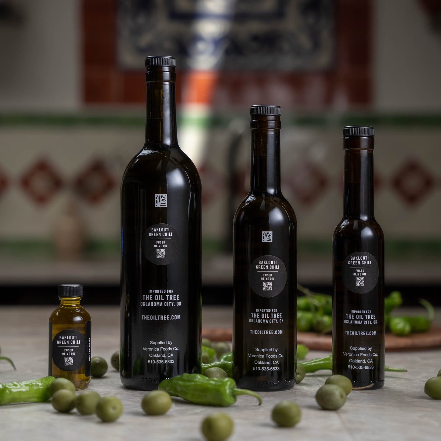 Baklouti Green Chili Fused Olive Oil