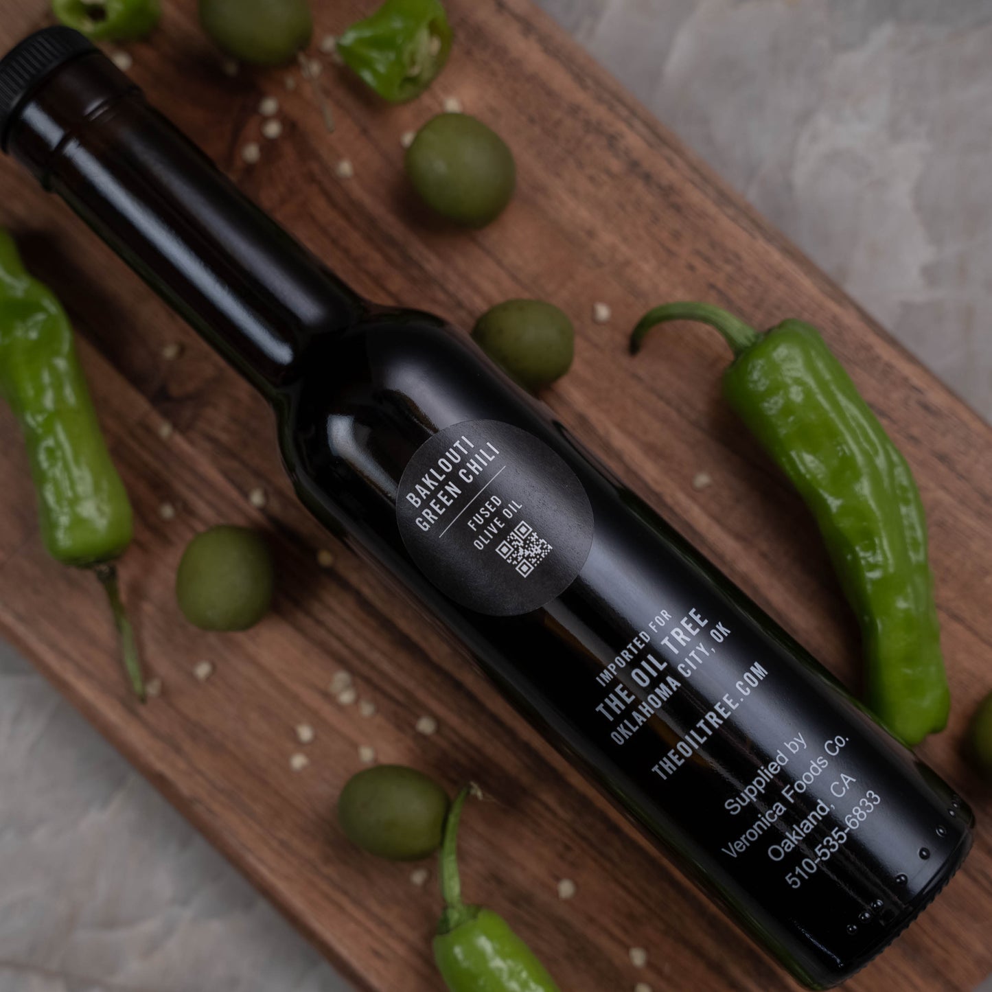 Baklouti Green Chili Fused Olive Oil