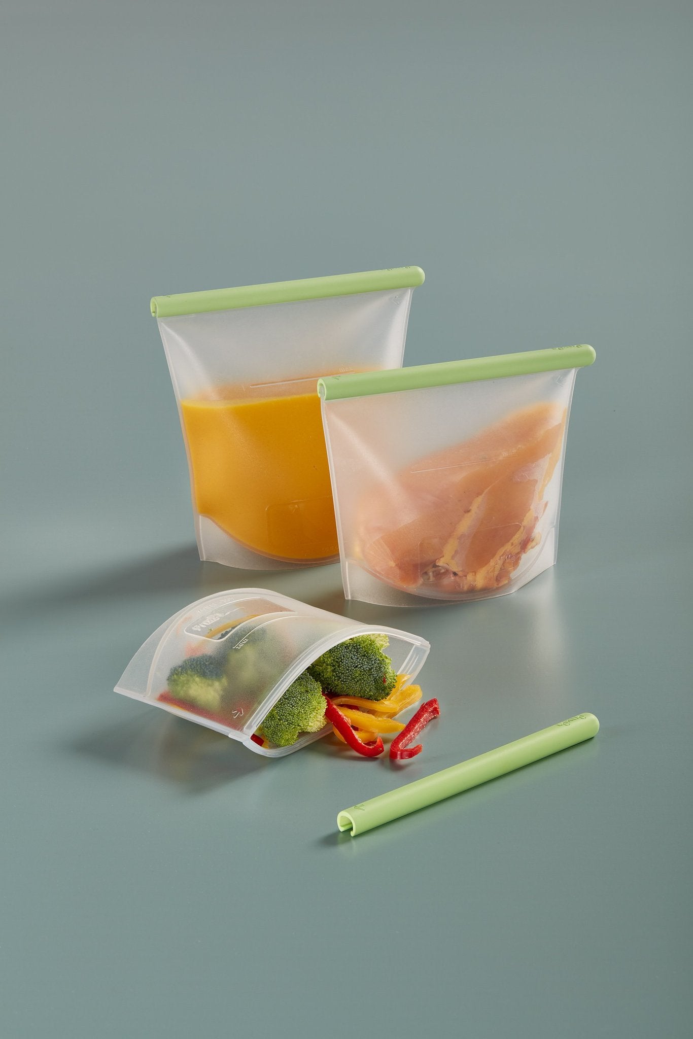 Reusable Silicone Bags, Set of 3