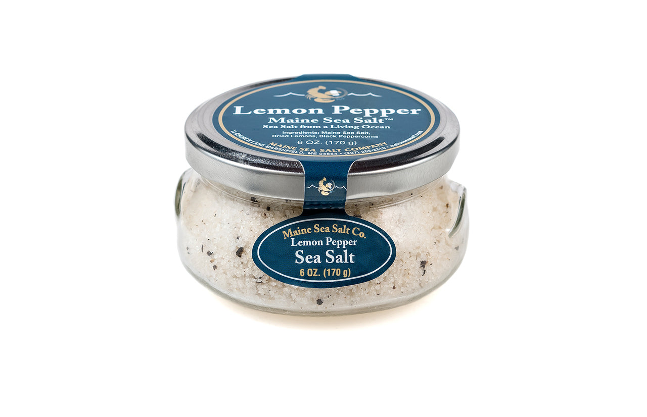 Lemon Pepper Sea Salt Jar