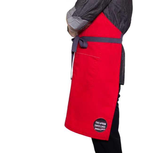 (Product) Red Classic Red Apron