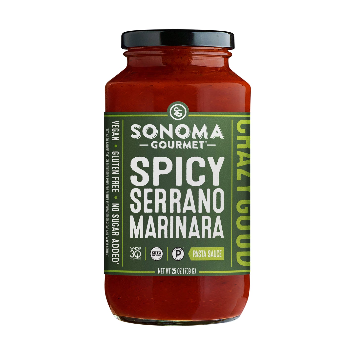 Spicy Serrano Marinara Pasta Sauce