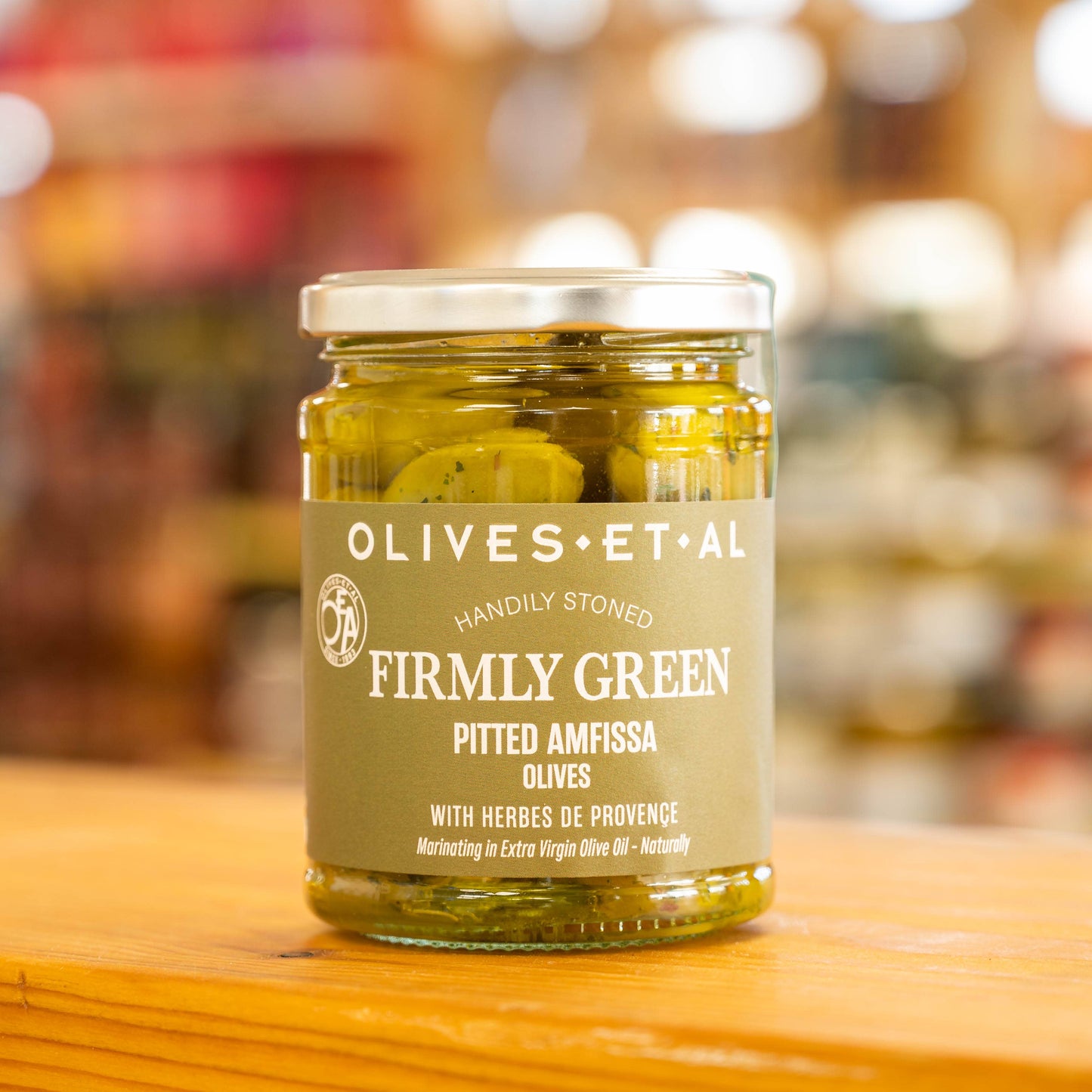 Proper Greek Pitted Green Olives