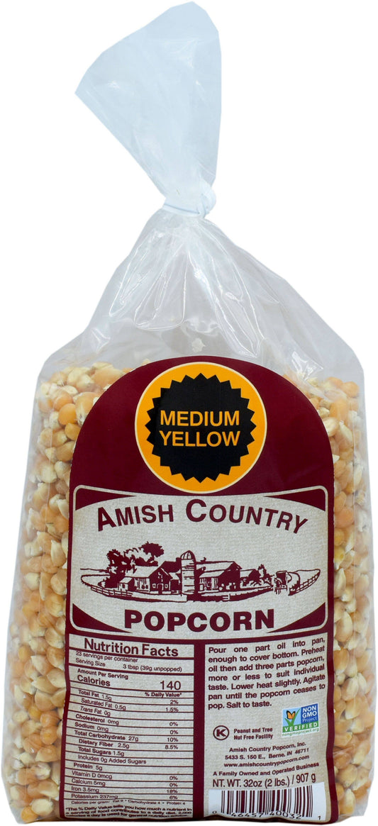 Bag of Medium Yellow Popcorn, 2lb
