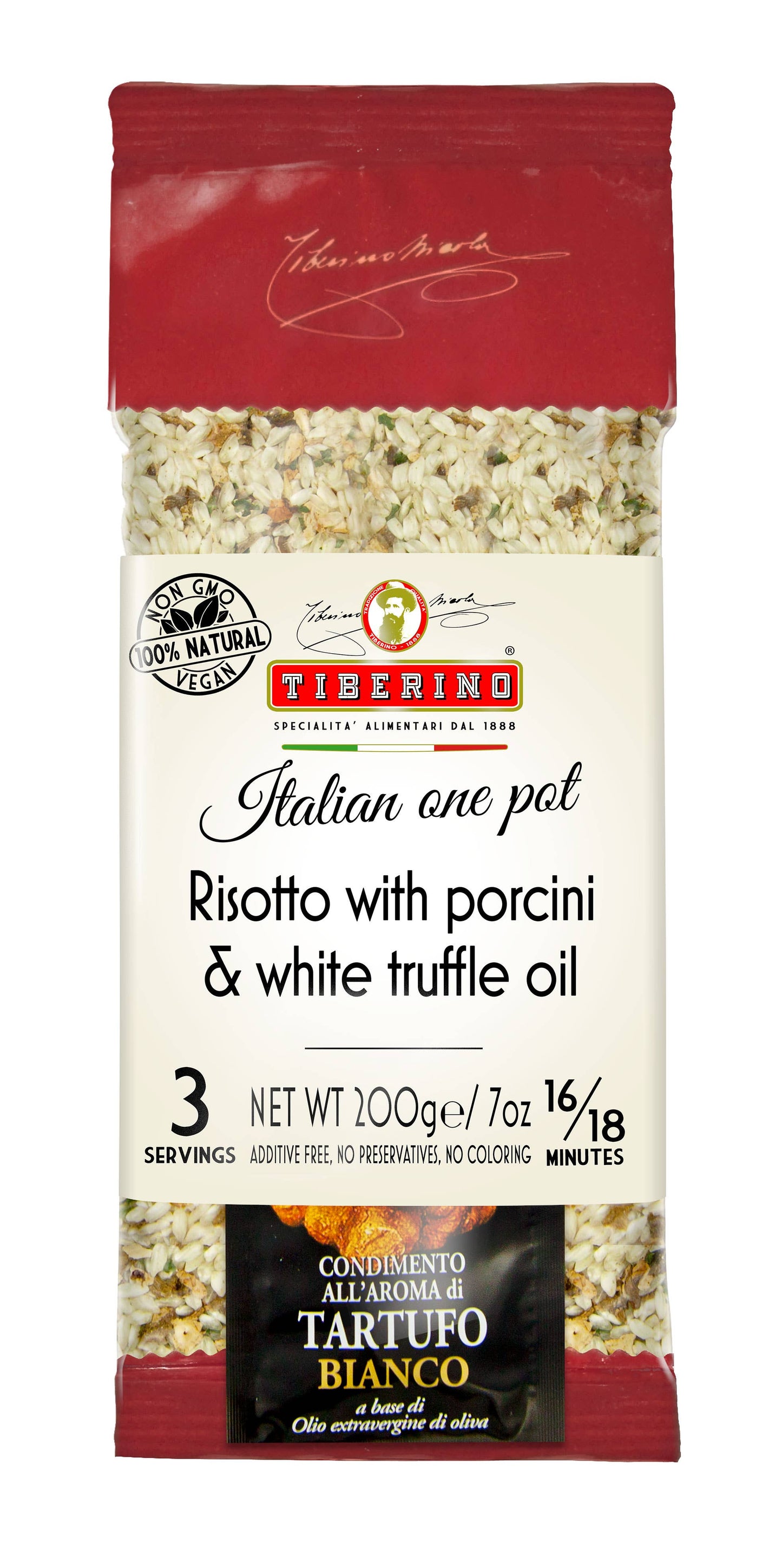 Risotto with Porcin and White Truffle Oil
