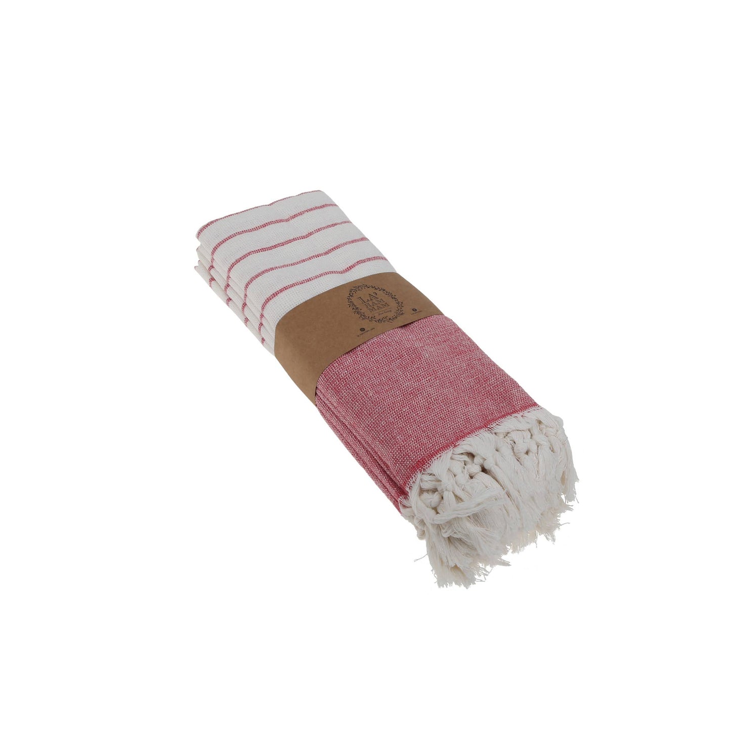Darya Turkish Cotton Kitchen / Hand Towel 23x17 in - Red