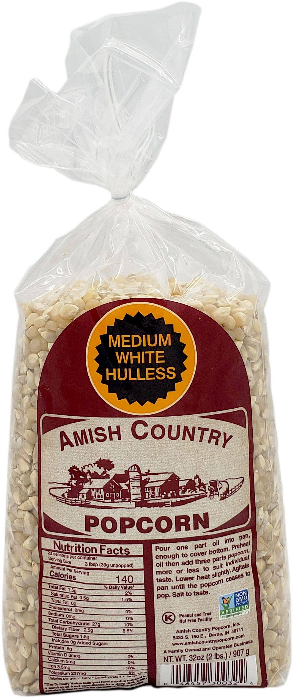 Bag of Medium White Popcorn, 2lb