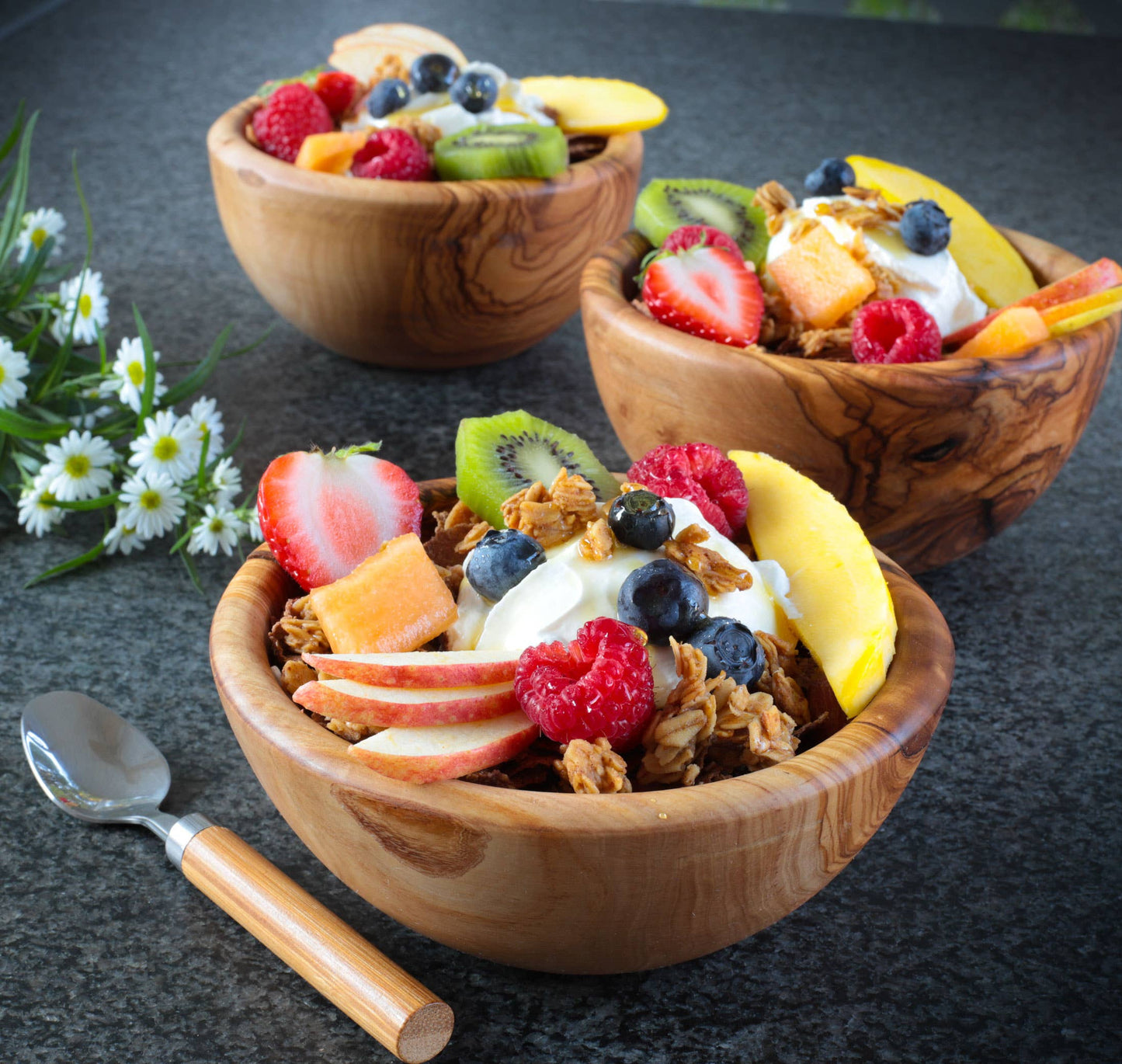 Salad Bowl Olive Wood Handcrafted