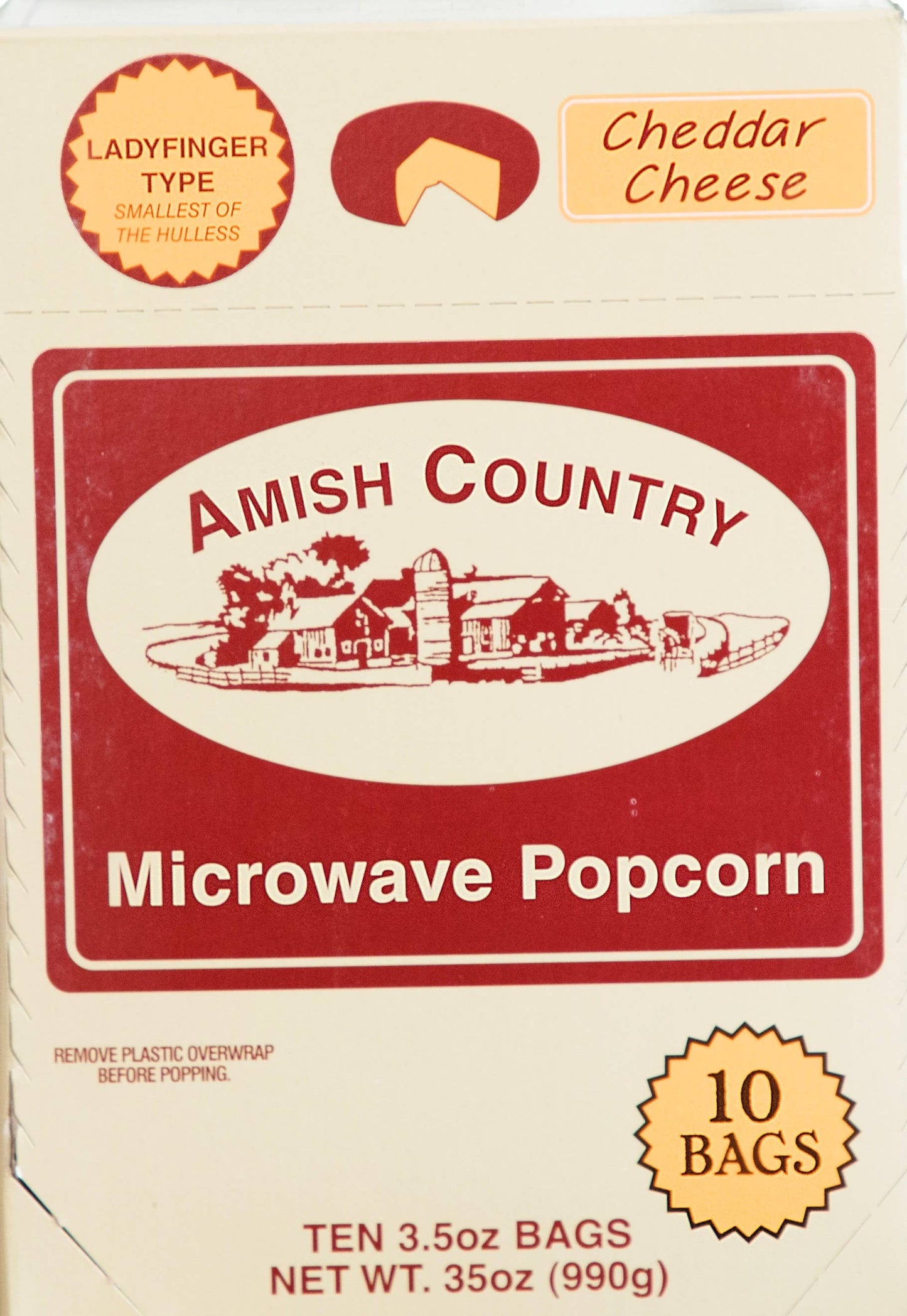 Microwave Cheddar Popcorn, 10 bags