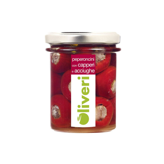 Oliveri Chilli Peppers with Capers and Anchovies