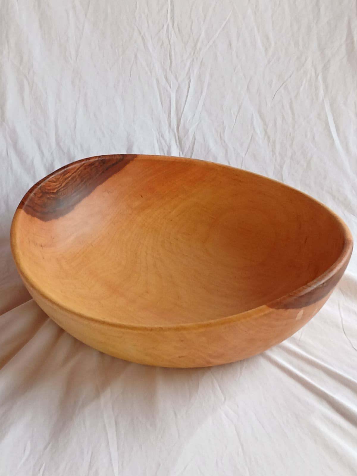 Extra Large (XL) 20 inch Contemporary "Wave" Wood Bowl