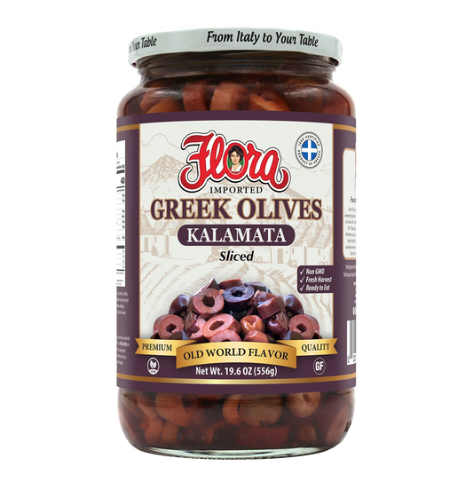Greek Kalamata Olives - Sliced - 19.4 oz