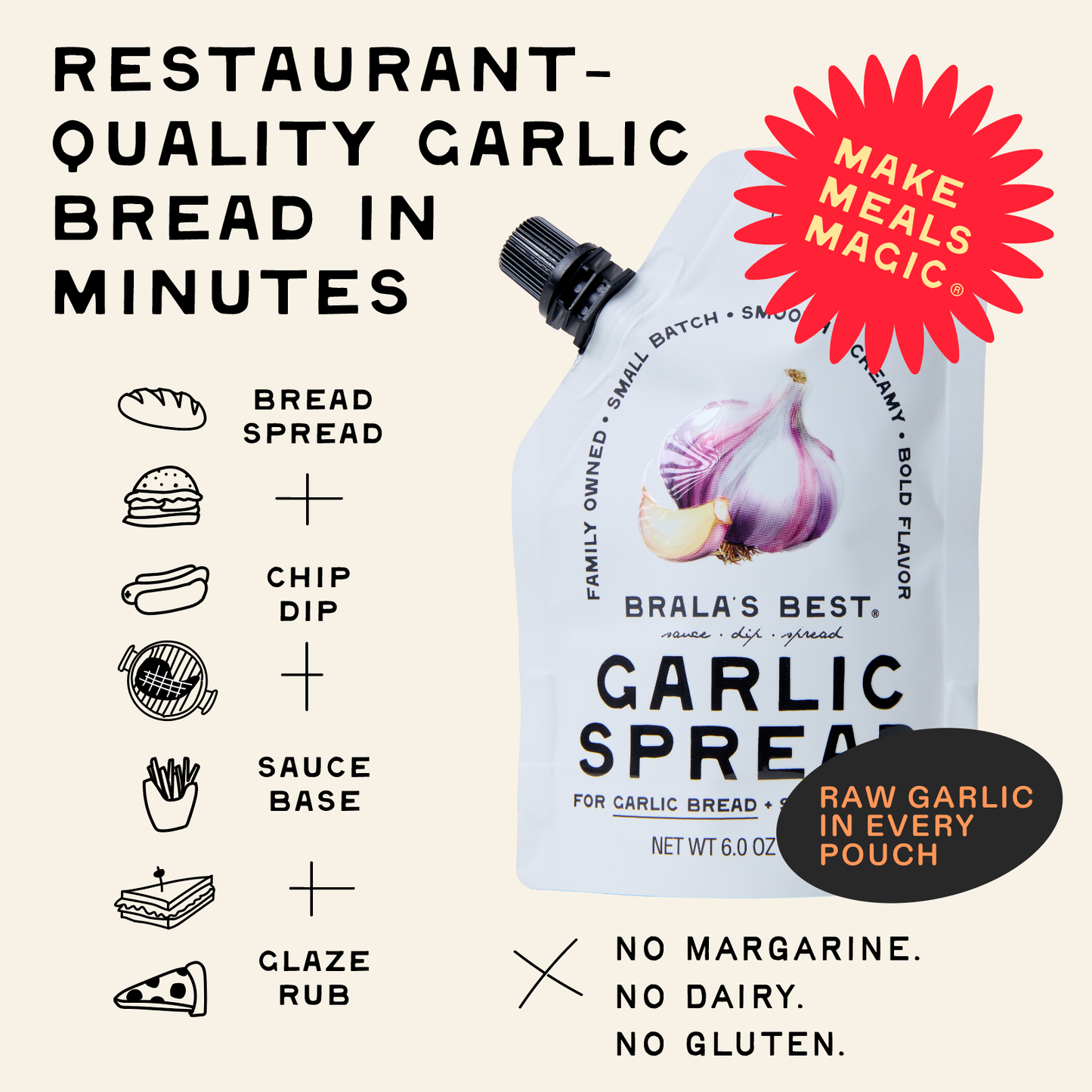 Garlic Spread for Garlic Bread - Original