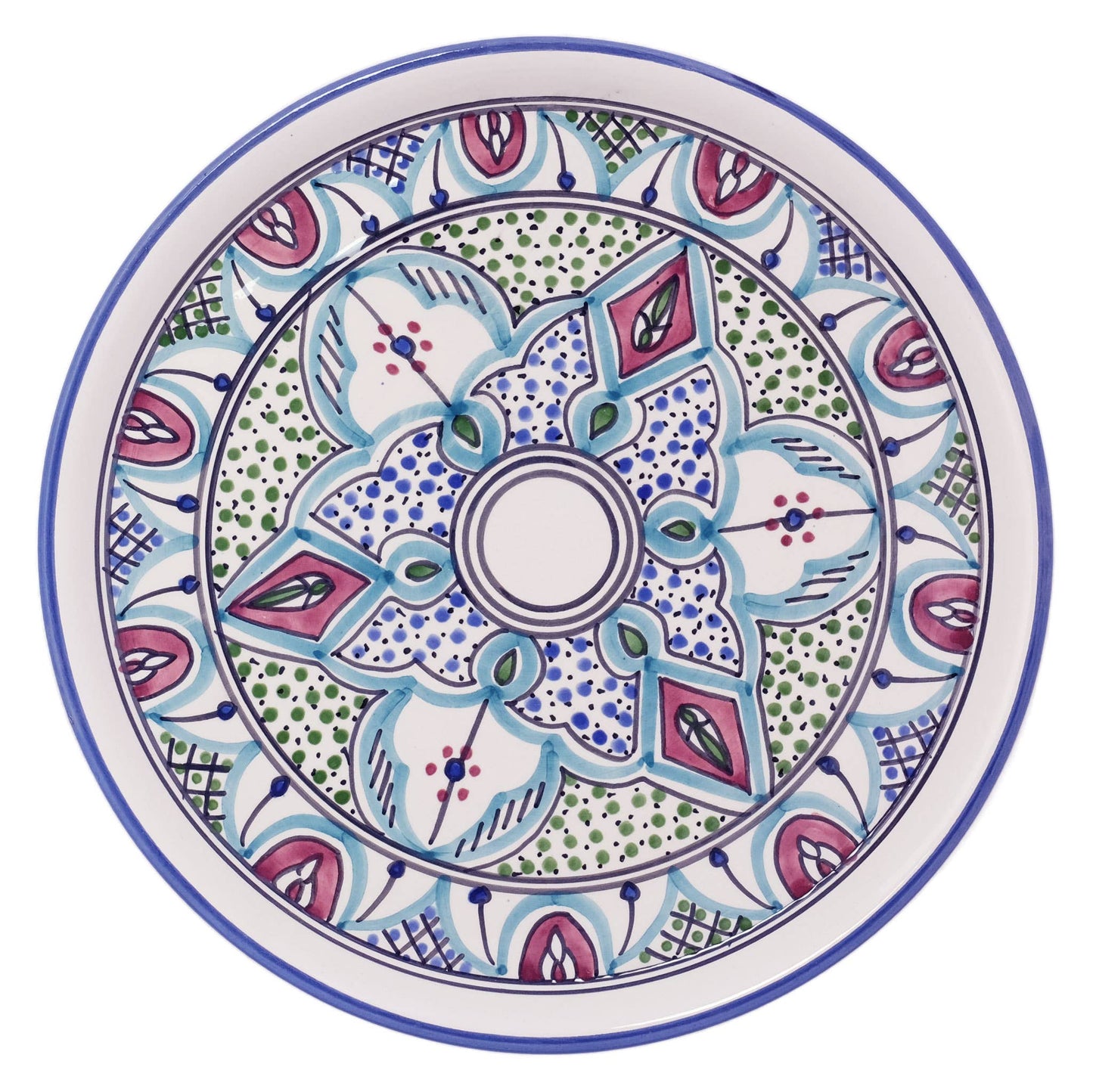 Amira Ceramic Tapas Chip & Dip Server, Platter